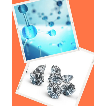 Covalent bonds allow the beauty of the diamond to also be strong and resilient! 