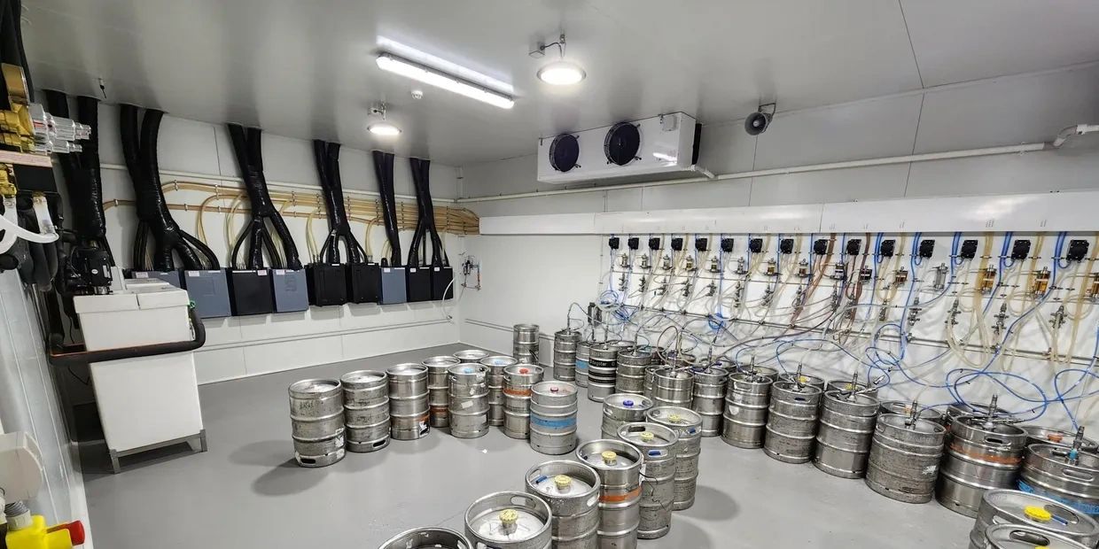 North East cellar cooling tidy cellar