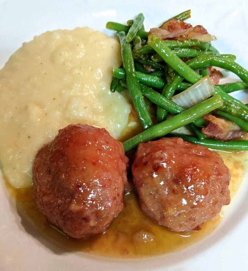 Ham Balls with Sweet and Sour Sauce