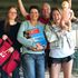 three happy students about to become international first aid instructors
