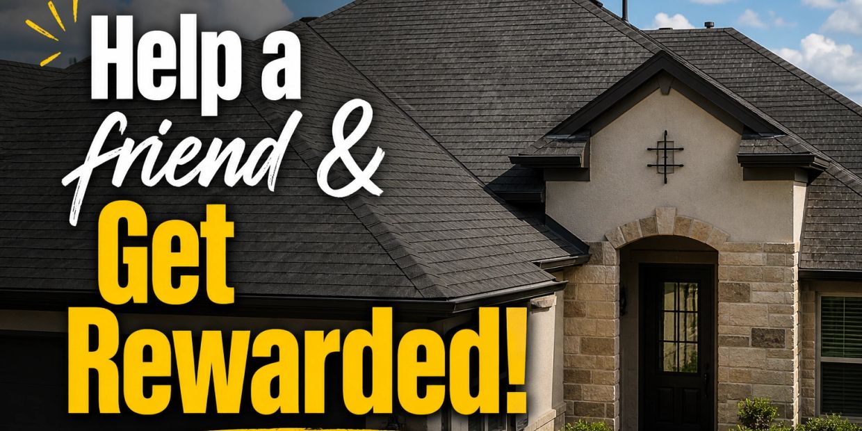 Help a friend and get rewarded with this appealing home offer.