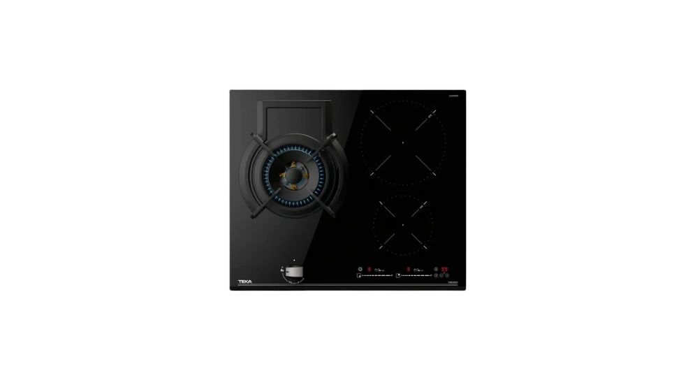 Teka JZC 63312 BBN BK 60cm Hybrid Gas on Glass and Induction Cooktop