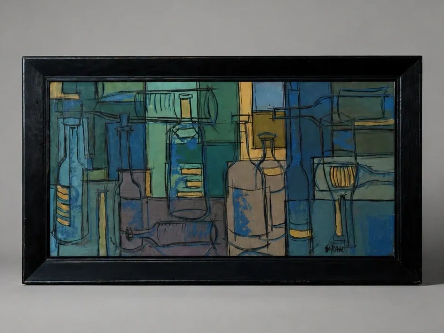 Bottles painting by Sleah