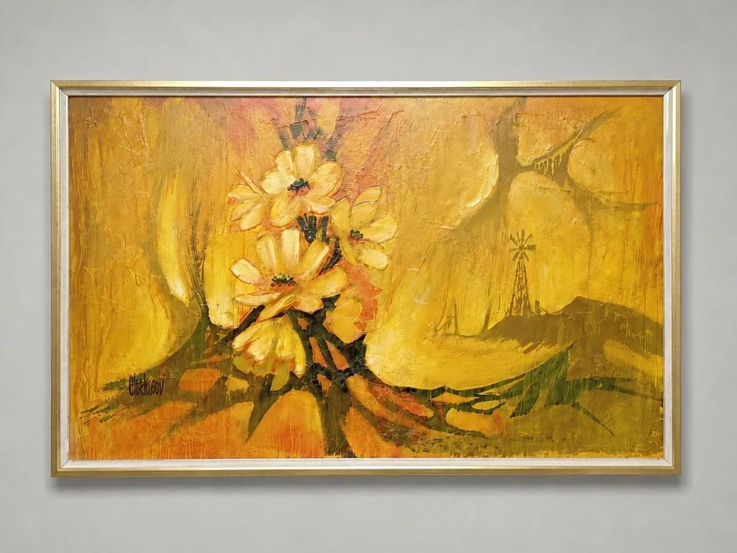 Original Oil Painting by "Chichicov"