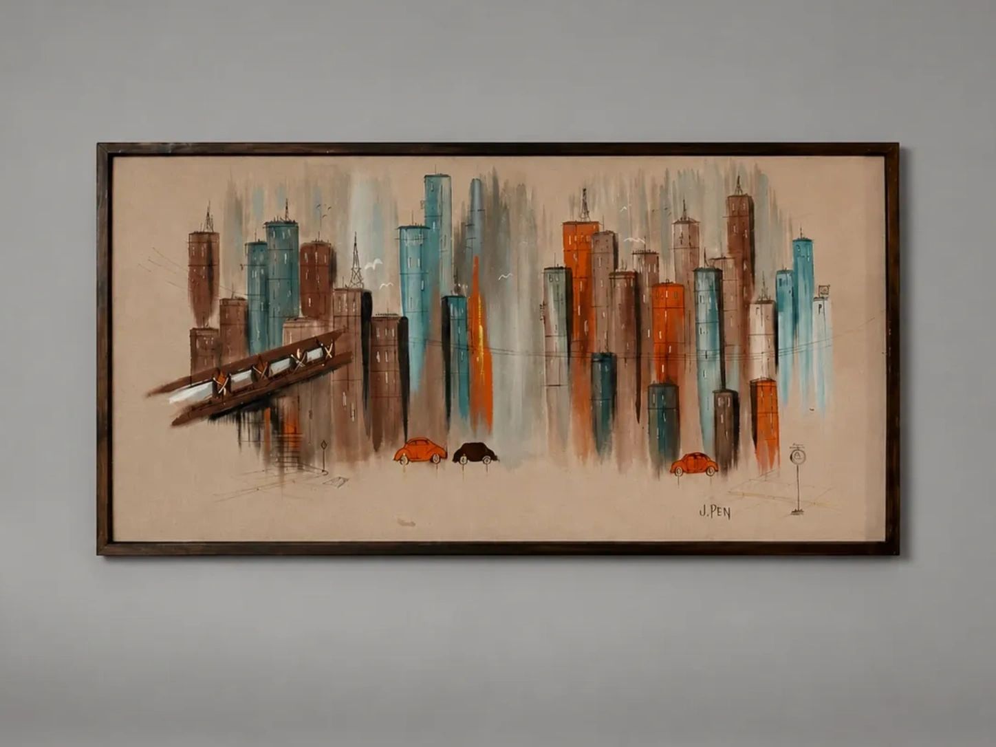 Skyline painting by J. Pen