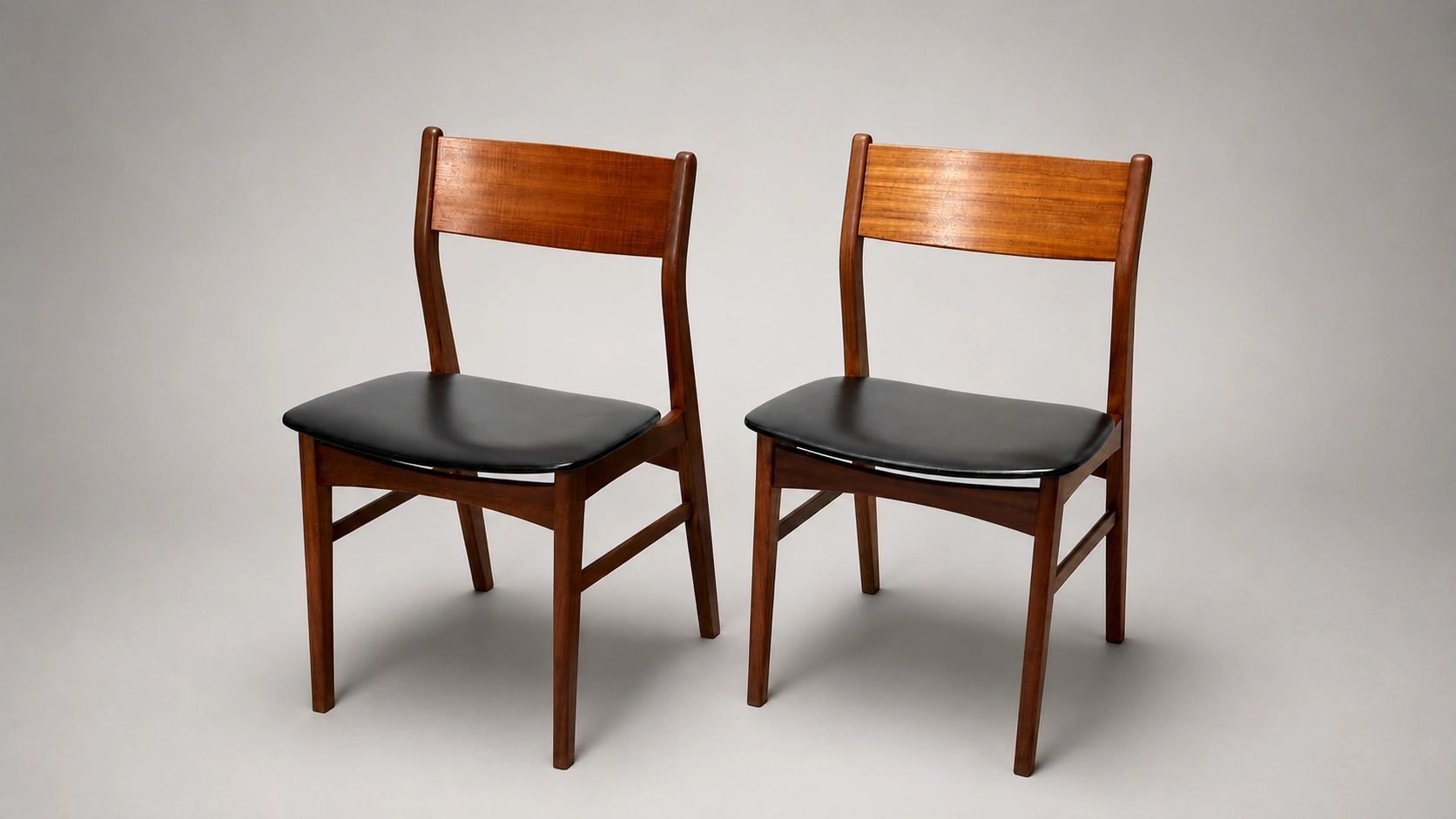 Danish Teak Dining Chairs (pair)