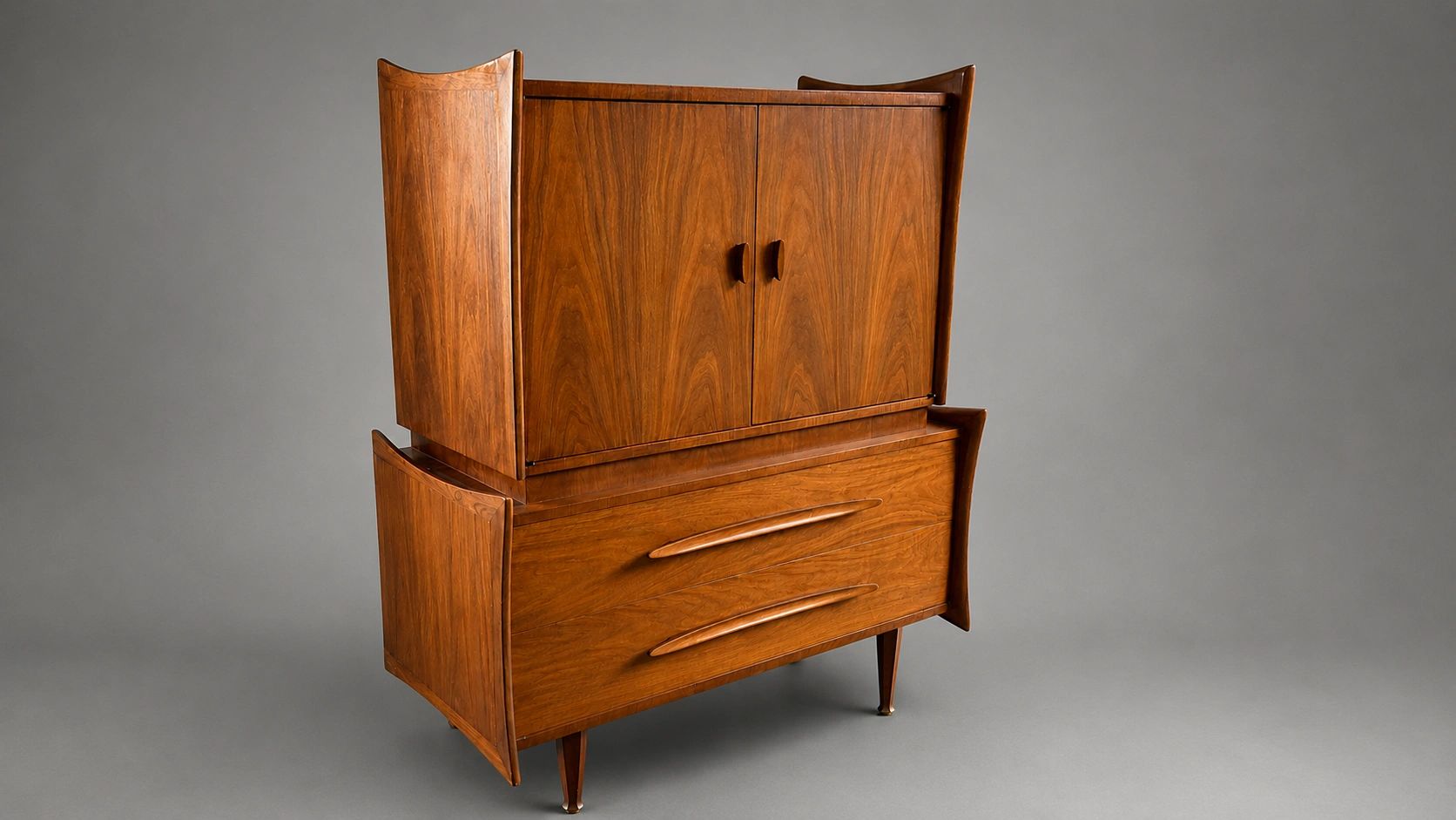 Mod Walnut Tallboy