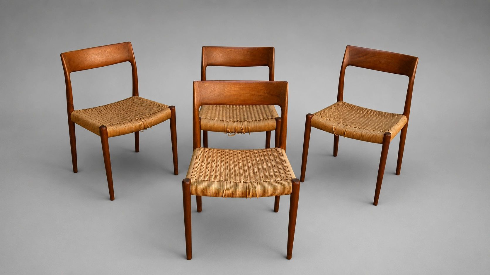 Niels Otto Moller #75 Dining Chairs (set of four)