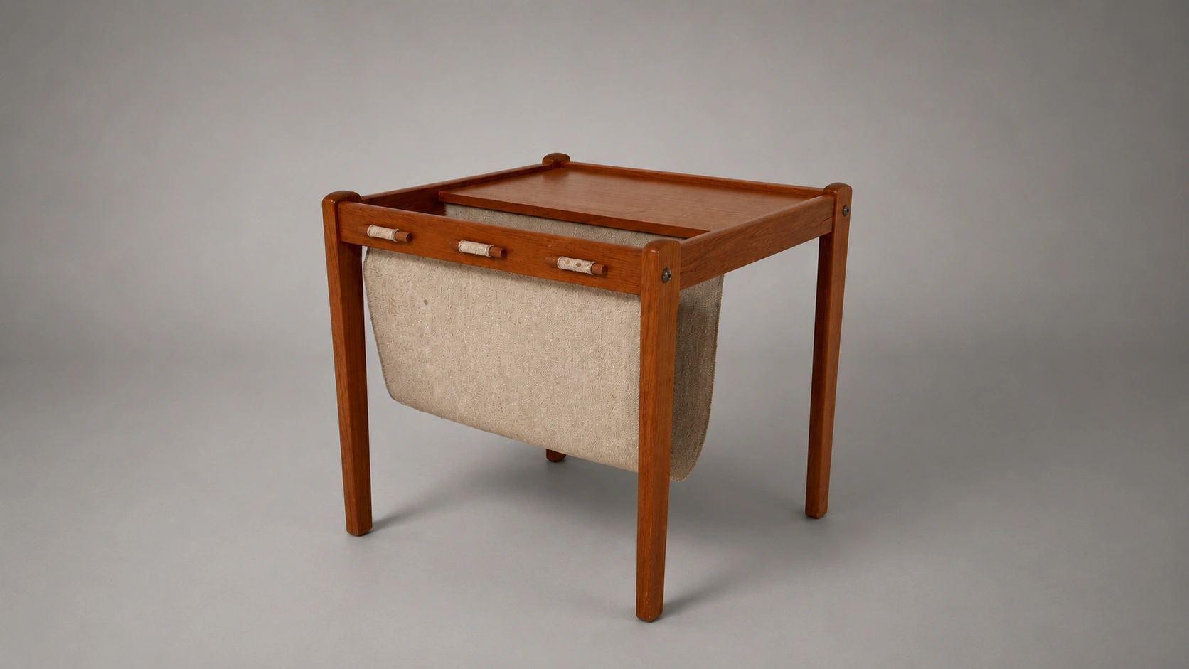 Danish Teak Magazine Rack/Table