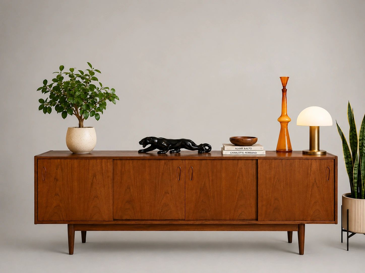 Danish Teak Credenza