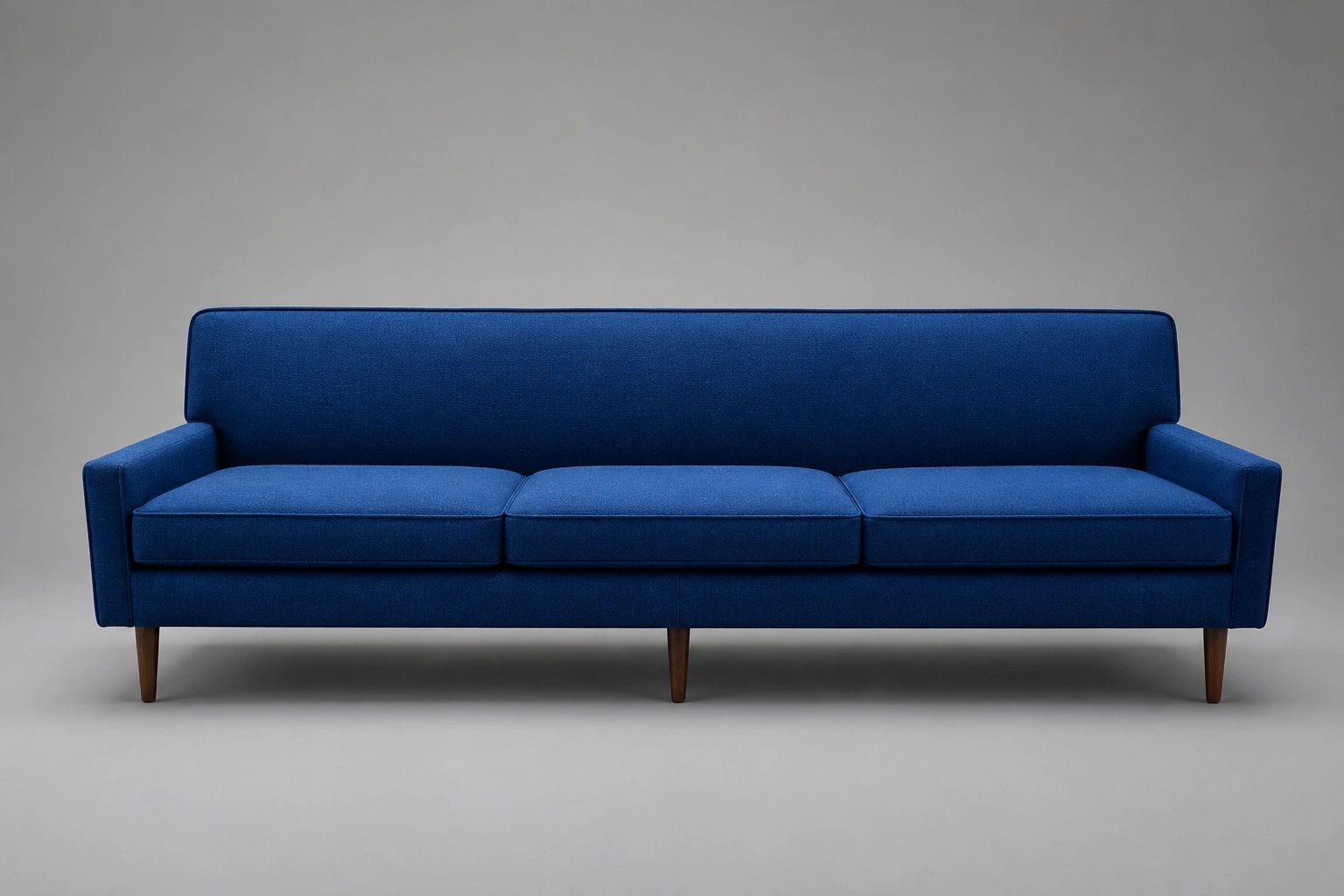Blue 8 Foot Sofa