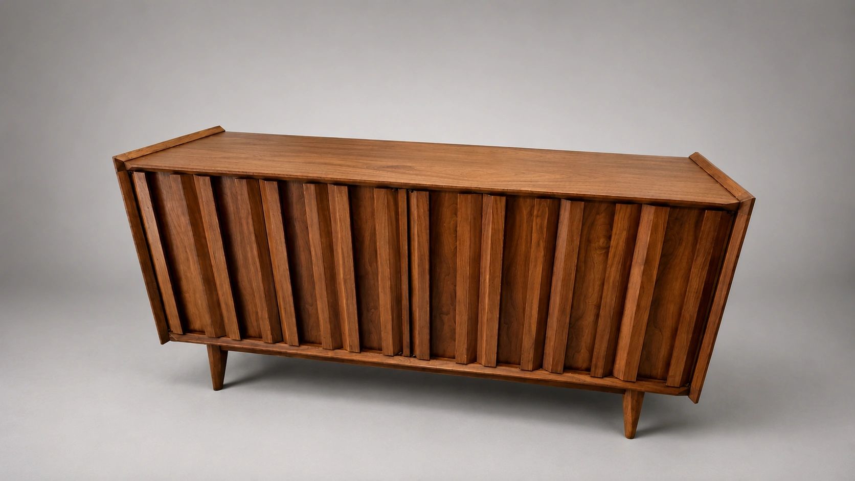 Andre Bus for Lane First Edition Walnut Credenza