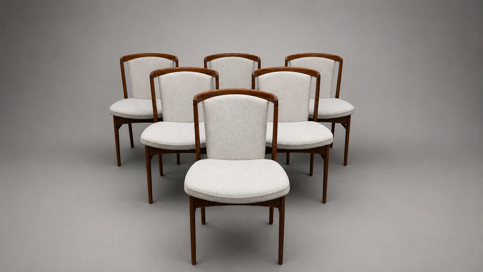 Erik Buch for Grum Mobler Rosewood Dining Chairs (set of 6)