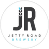 Logo of Jetty Road Brewery with stylized JR initials and wheat graphic.