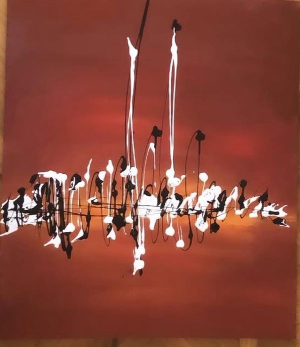 Heartbeats 
90 x 80
Acrylic on Canvas