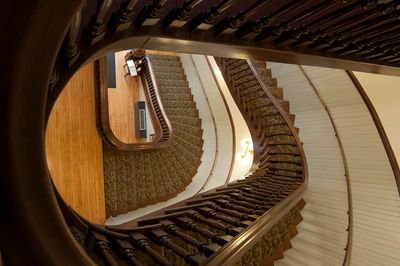 Staircase in the Chase County Court House
Cottonwood Falls, Ks.
Home of Opera Workshop in the Flint Hills