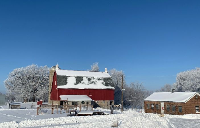 Acorn Hill Angora Farm barn