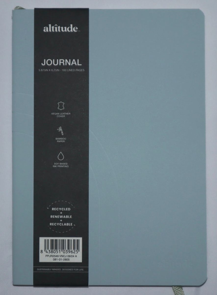 1 Altitude 160pg Ruled Journal 5.875"x8.25" Vegan Leather Debossed Arch Choose - Picture 11 of 12