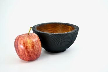 Small Shou Sugi Ban Wooden Bowl