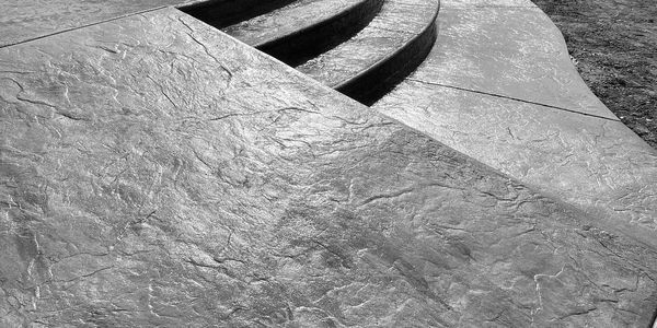 Roman Slate stamp with Roman Slate edge liners Antique gray