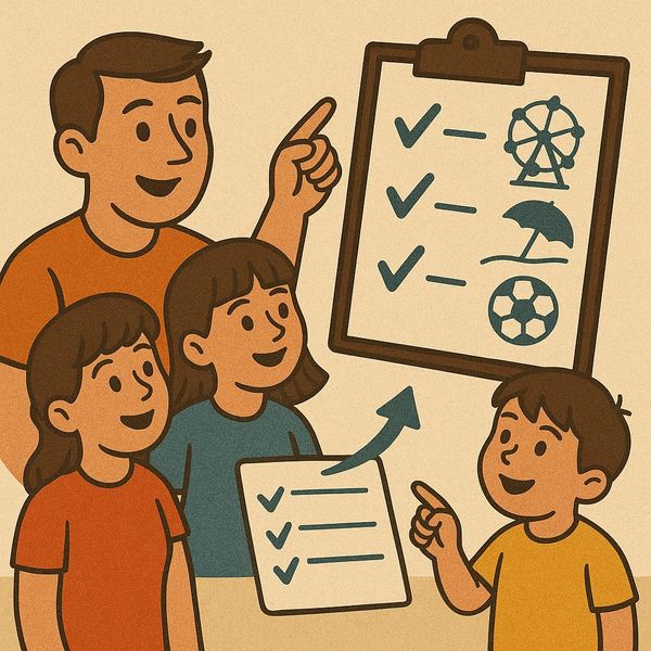 Decision-making assistance for family choices and activities 