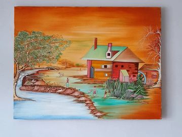 Landscape 01
Medium Acrylic-oil
Size 18x24inch


