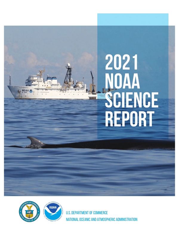 2021 NOAA Science Report cover.