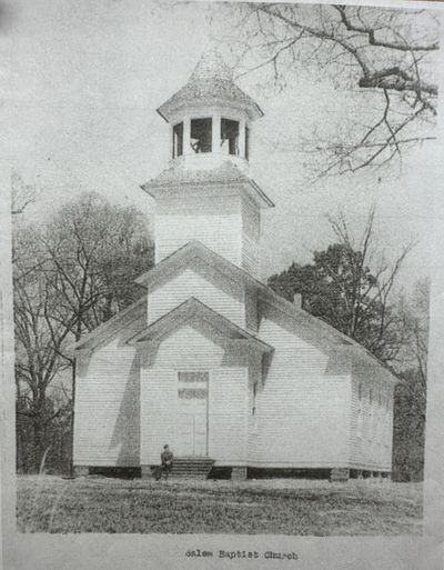 Salem Baptist Church Building 1854-1953
