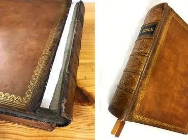 Expert restoration of antique books and family heirlooms in Melbourne.