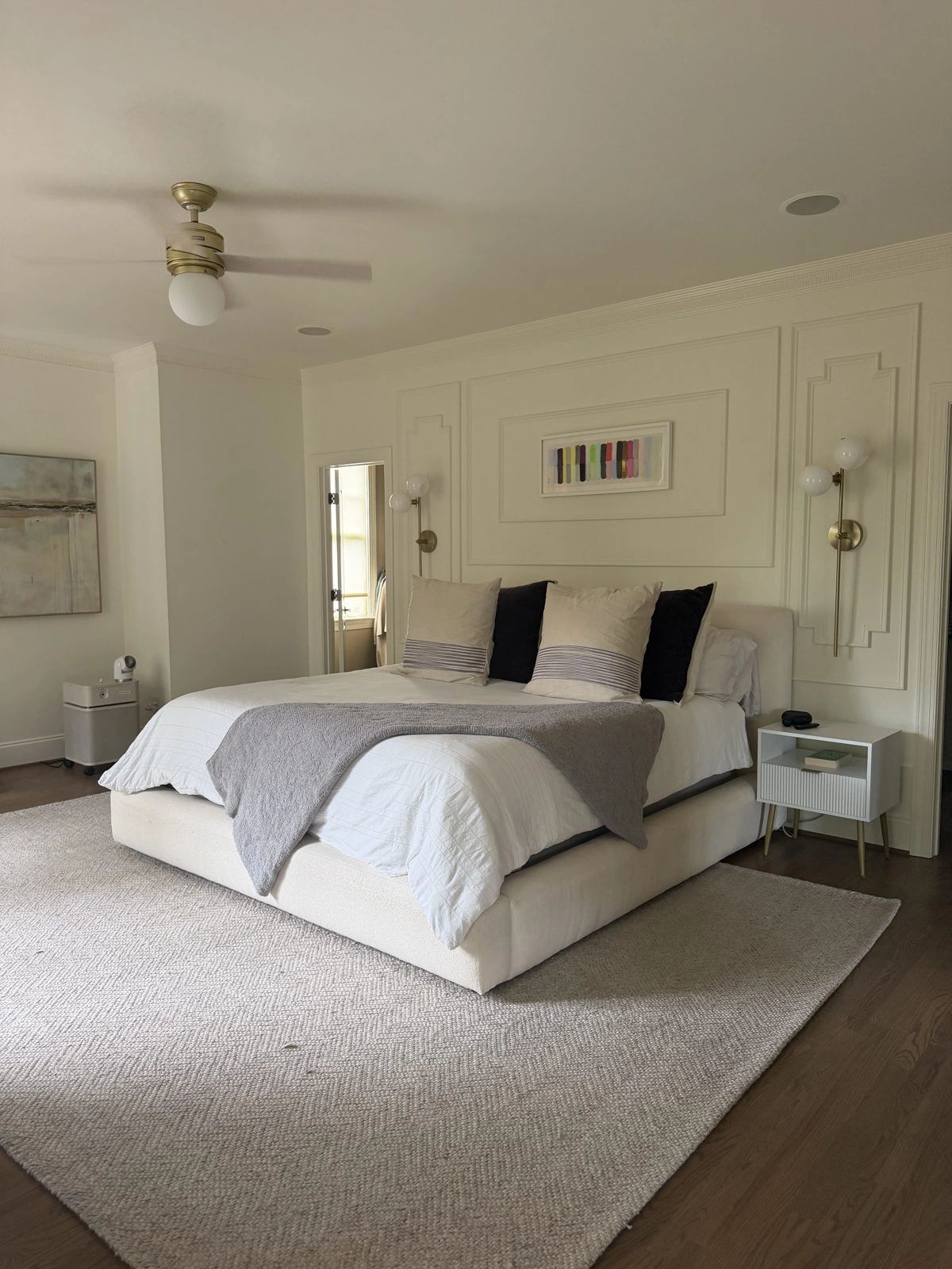 Bedroom cleaned before move-in at a Cumming, GA home by Advanced Prime Cleaning
