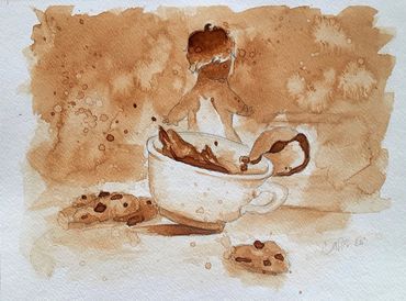 Coffee Painting