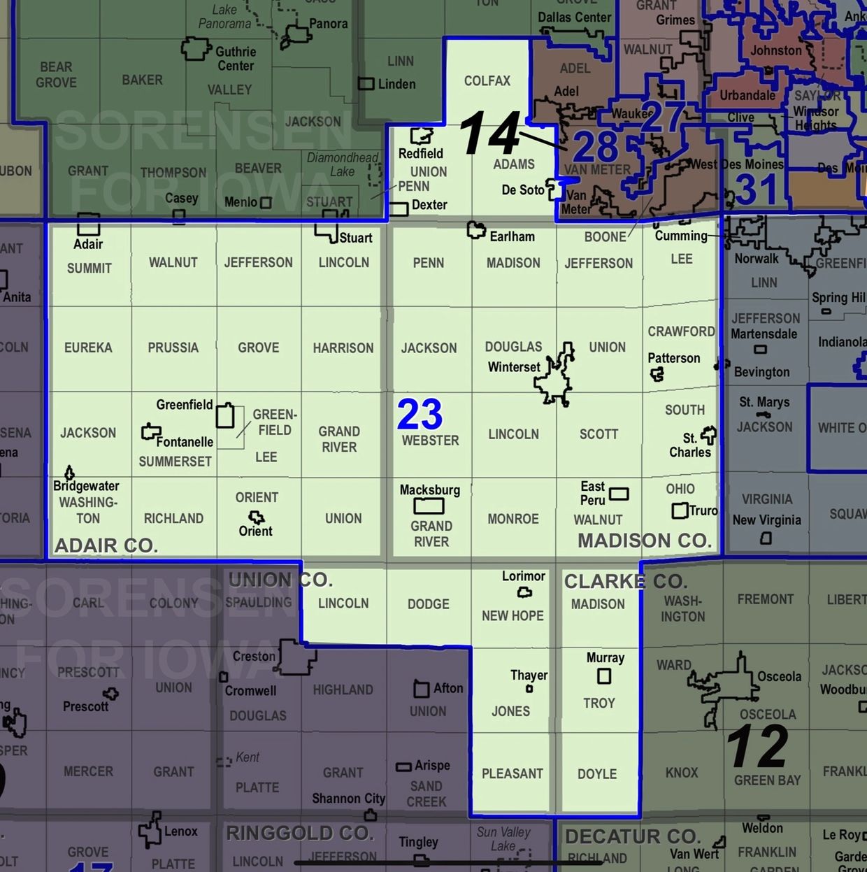 Iowa House District  23 - Vote Bubba - Ray Bubba Sorensen