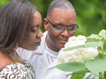 Long Wood Gardens Engagement Portrait Photography session