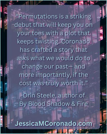 “Permutations is a striking debut that will keep you on your toes with a plot that keeps twisting. C