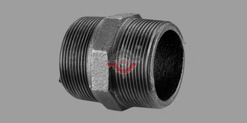 MALLEABLE IRON HEX NIPPLE