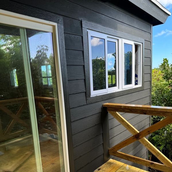 Deck and railings