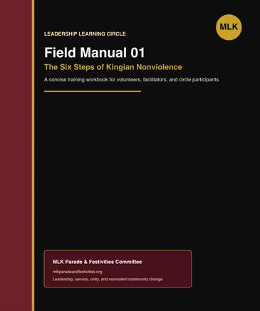 Cover of Field Manual 01 for Kingian Nonviolence training.