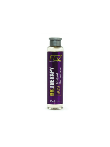 Small bottle of FGZ Professional Dr. Therapy SOS Instant Reconstructor, 15ml.