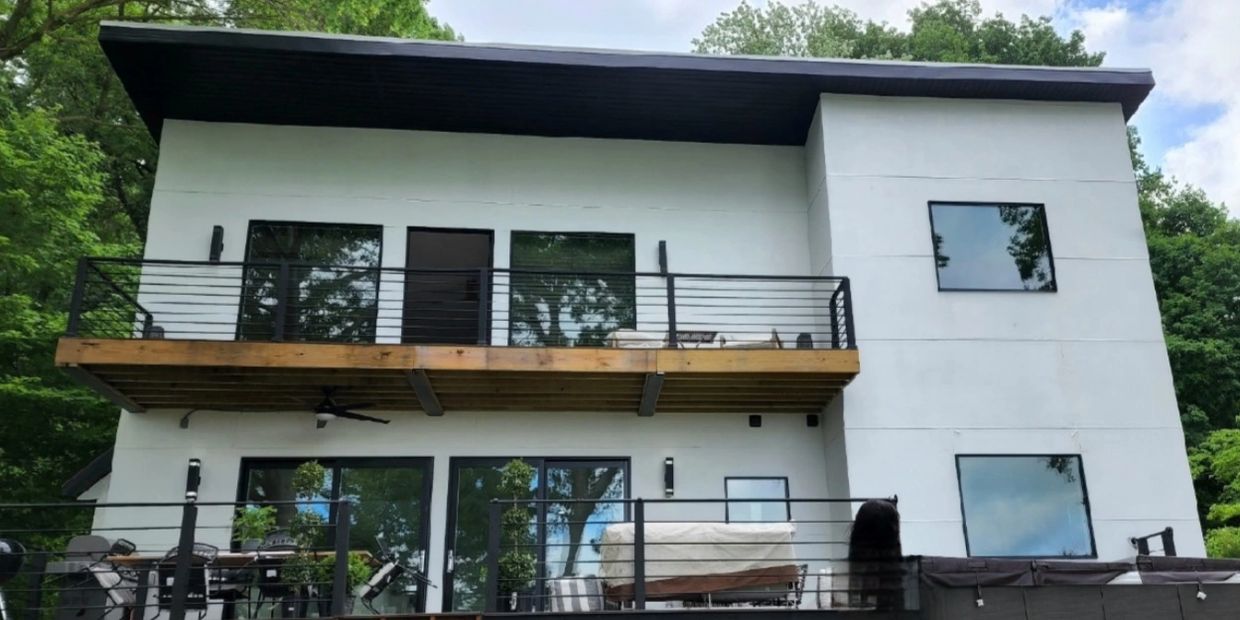 Awardwinning GC Ree Winston built this modern marvel 2 story million dollar home Builder of the year