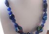 EE-317 Blue Beauty: Old Glass Trade Beads from Africa, accented with Recycled Glass Beads from Ghana. $85