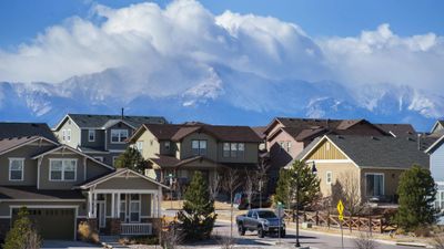 Homes in Banning Lewis Ranch neighborhood in Colorado Springs