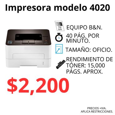 Remate de impresoras.