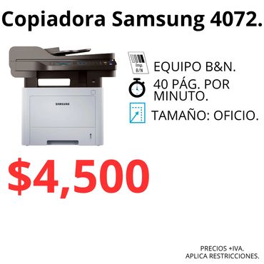 Copiadora Samsung 4072.