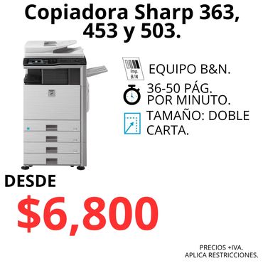 Remate de copiadoras. 