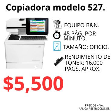 Remate de copiadoras multifunción en Guadalajara. 