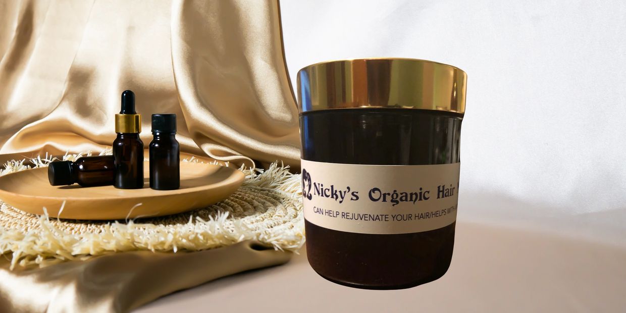 Nicky'sOrganicHairGrow - Organic & Natural Hair Products for Natural Hair  and Permed Hair, Alopecia Areata Treatments, Organic & Natural Skincare  Products
