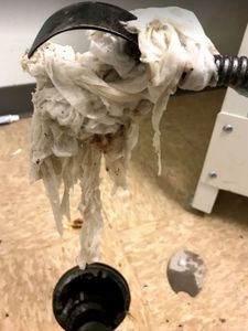 Flushable wipes = Clogged Drains