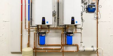 Commercial tankless water heater