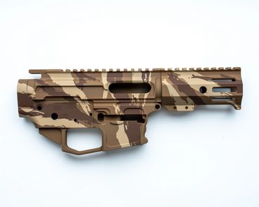AR9 ARID TIGER STRIPE UPPER LOWER HANDGUARD RAIL