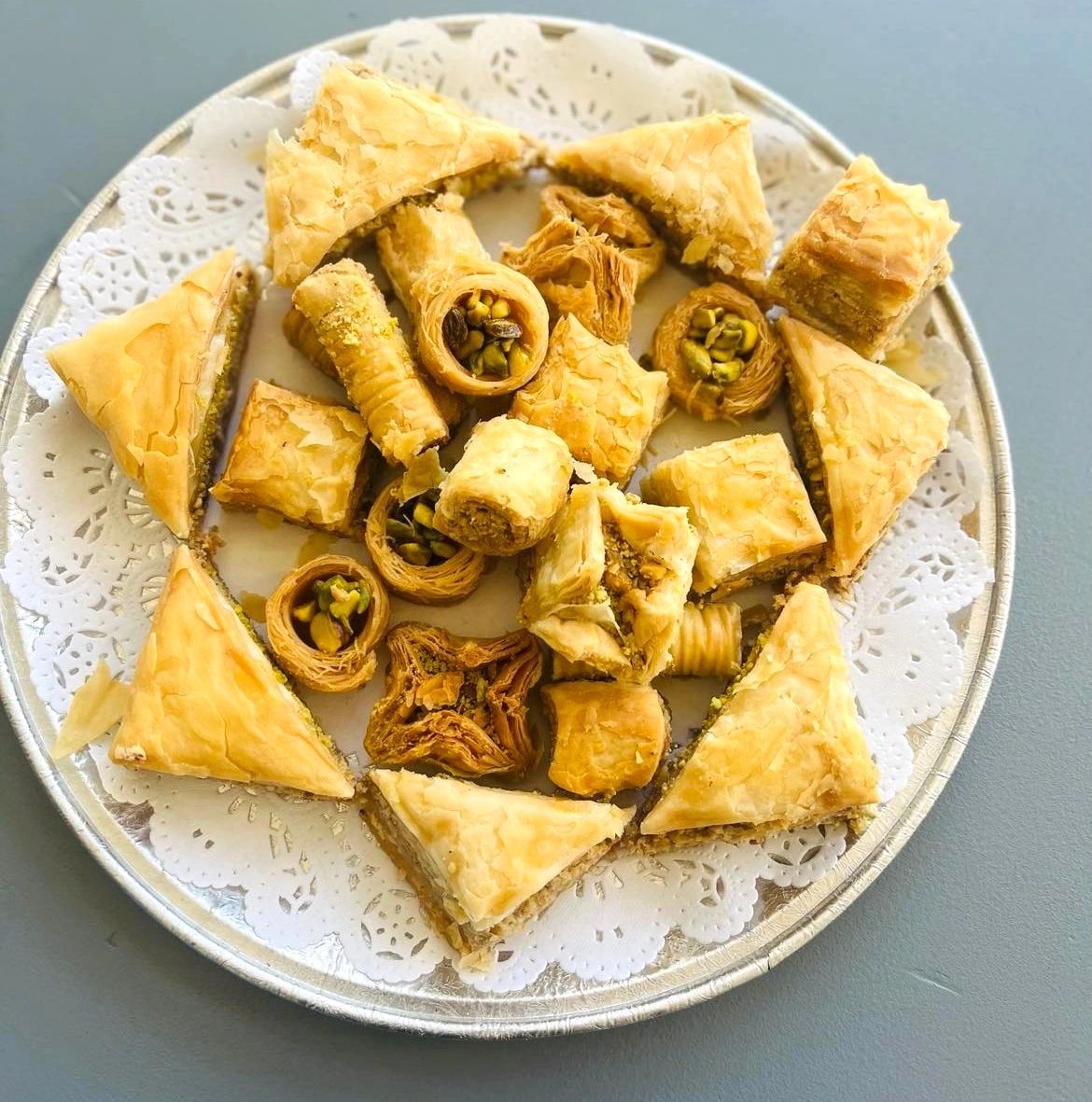 Baklava platter